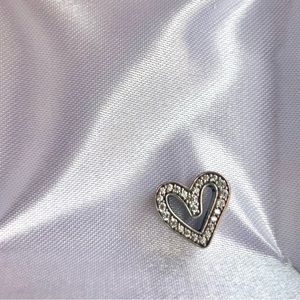 Pandora Sterling Silver Sparkling Heart Charm